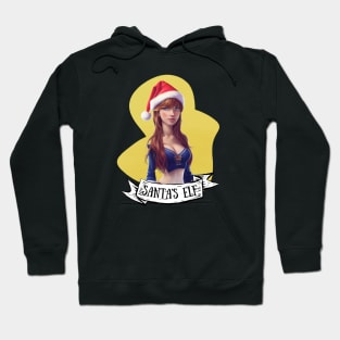 Santa's Elf - Cartoon - Christmas Fantasy Hoodie